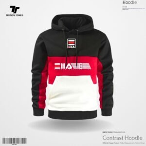 FILA Contrast Hoodie (BLACK)