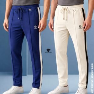 Joggers Combo (Royal Blue & Off-white) Code- 104