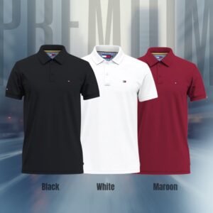 PK Polo combo (Black-White-Maroon)code103